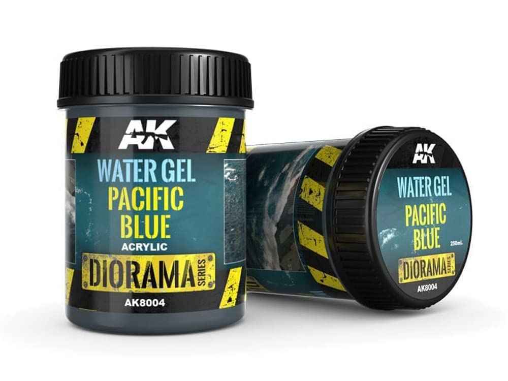 AK Interactive - Diorama - Pacific Blue Water Gel (250ml) AK8004
