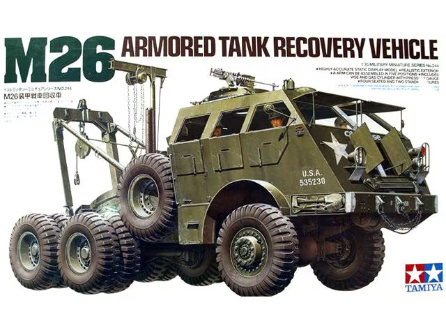 Tamiya - Model Kit - M26 Armored Tank Recovery Vehicle