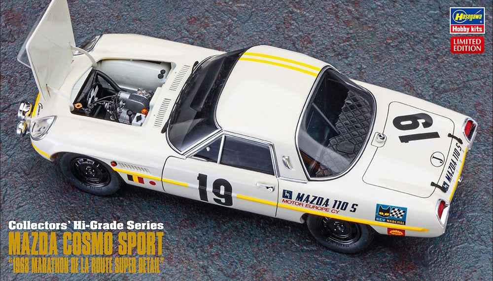 Hasegawa - Model Kit - Mazda Cosmo Sport "1968 Marathon De La Route Super Detail"