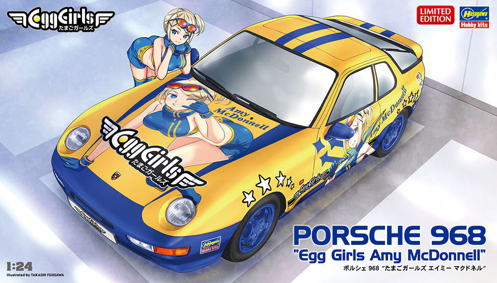 Hasegawa - Model Kit - Porsche 968 Egg Girls Amy McDonnell