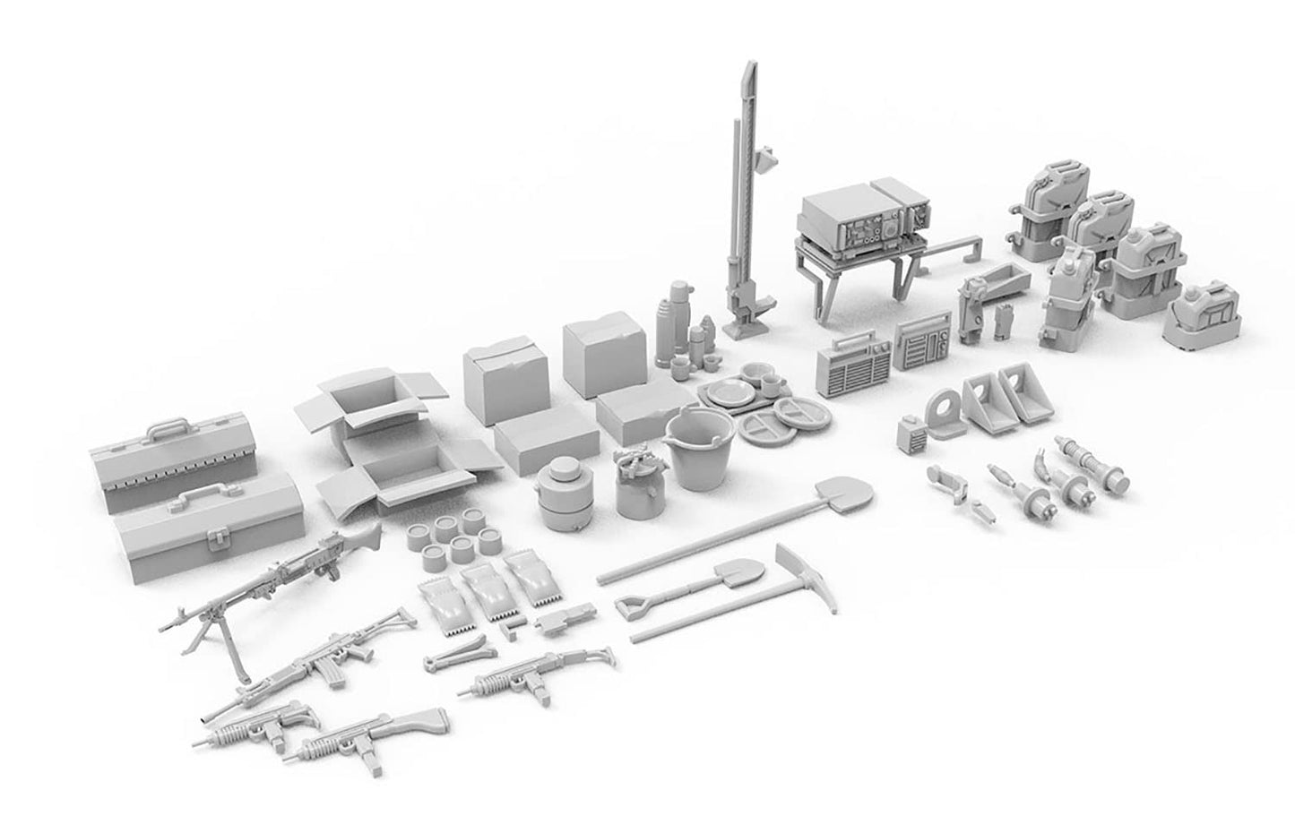 AK Resin Model AK35006 IDF Accessories 1/35