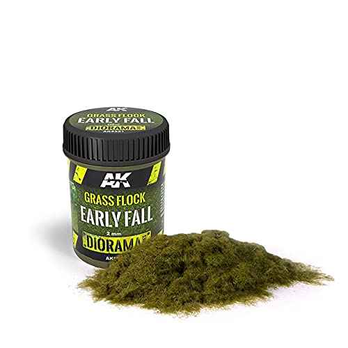 AK Interactive - Diorama - Grass Flock Early Fall 2mm (250ml) AK8221