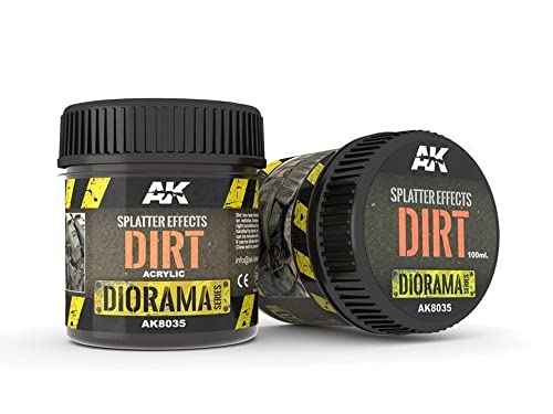 AK Interactive - Diorama - Splatter Effects Dirt (100ml) AK8035
