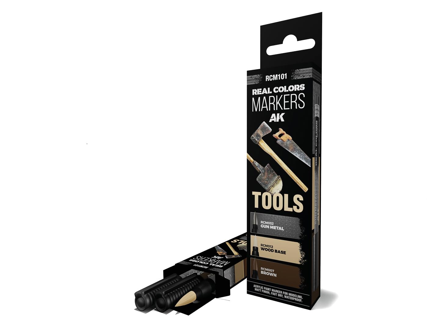 AK REAL COLORS MARKER SET RCM101 TOOLS (3pcs)