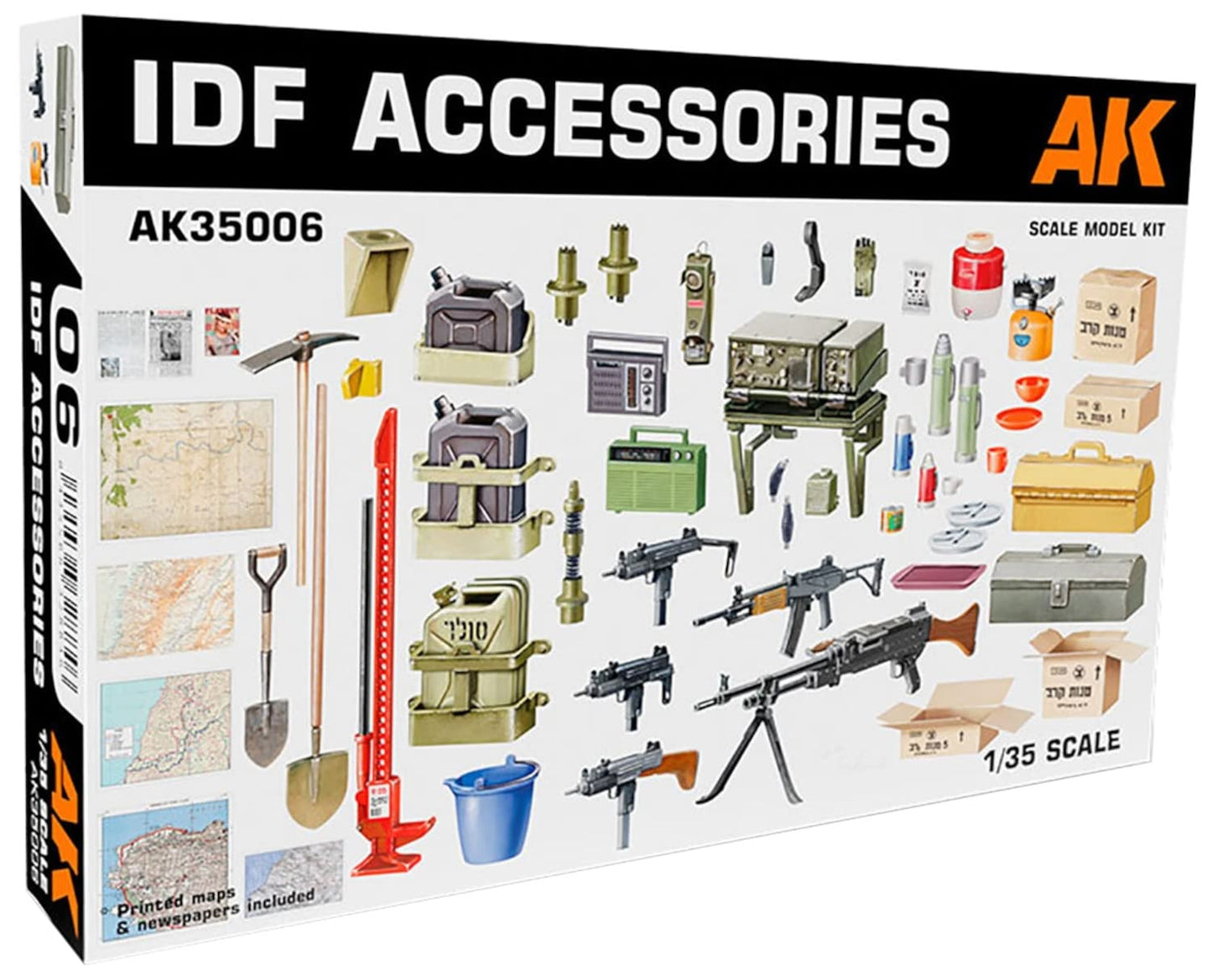 AK Resin Model AK35006 IDF Accessories 1/35