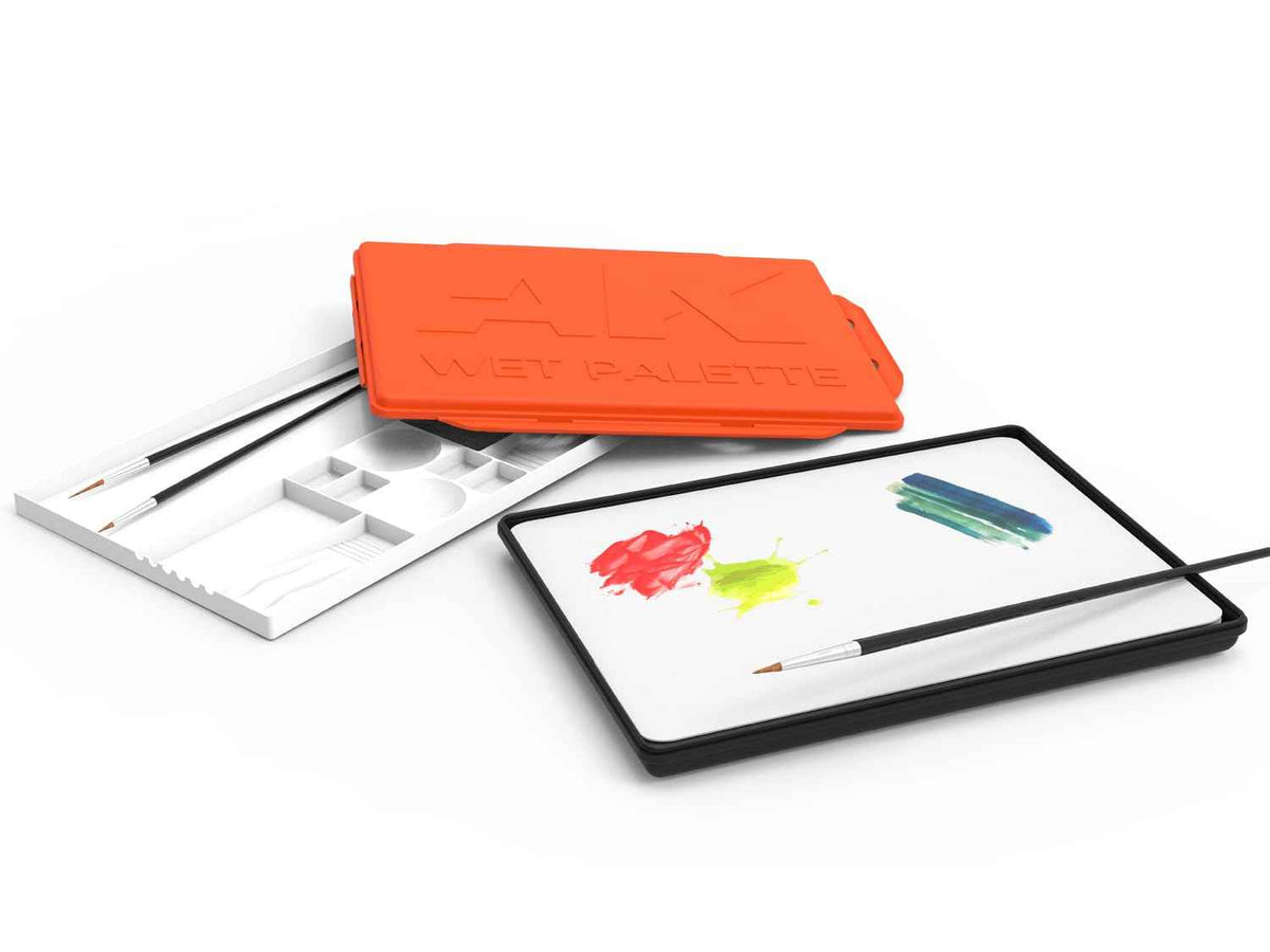 AK Interactive - Tools - Wet Palette (Includes 40 Papers + 2 Wipes) AK9510
