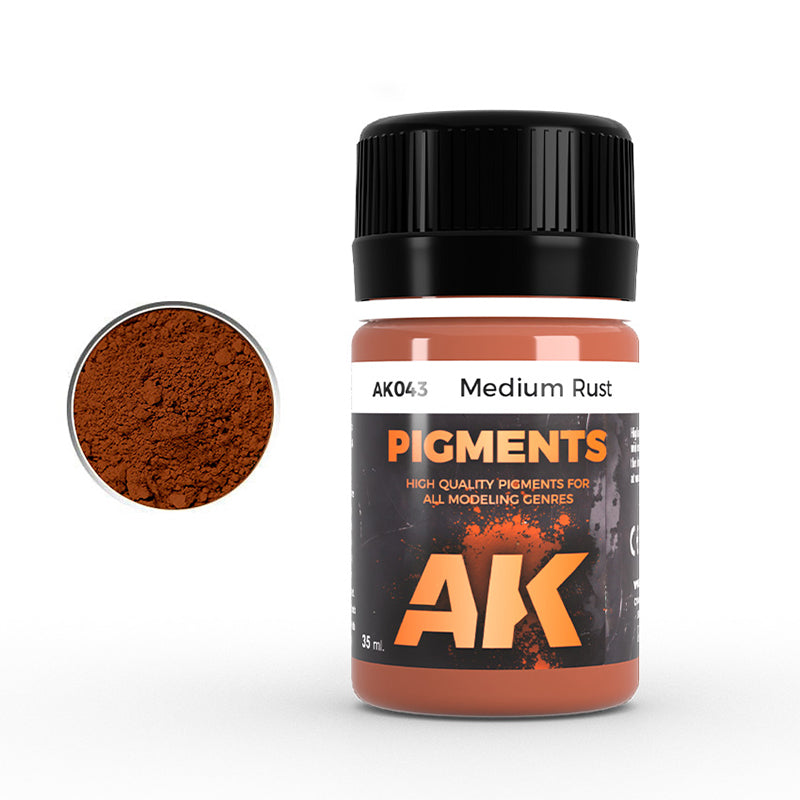 AK Interactive - Pigment - Medium Rust (35ml) AK043