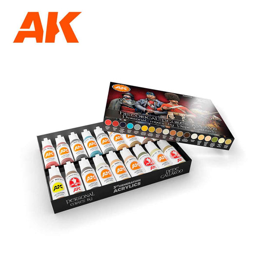 AK Interactive - 3GEN - Historical Figures XVI-XVIII Signature Set by Pepe Gallardo AK11762