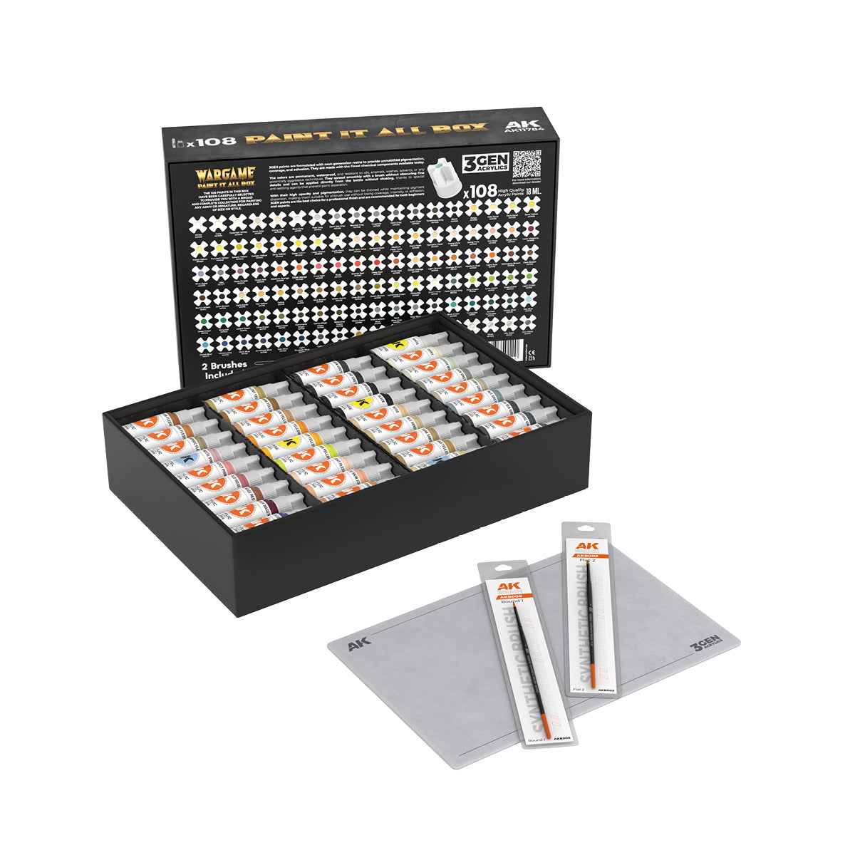 AK Interactive - 3GEN - Wargame Paint It All Box x72 AK11783