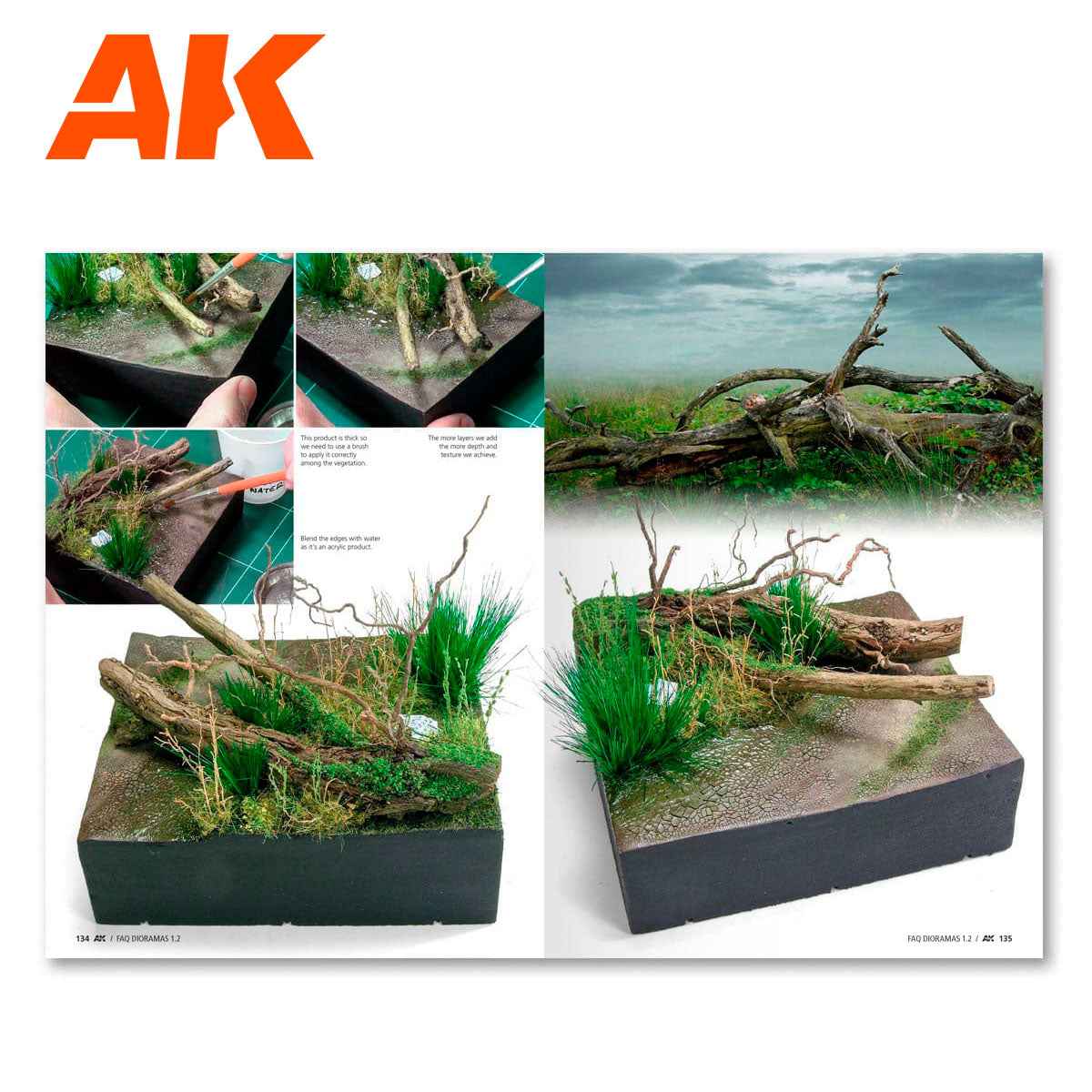 Ak Interactive - Books - FAQ Dioramas 1.2 Extension Water, Ice, & Snow- AK8050