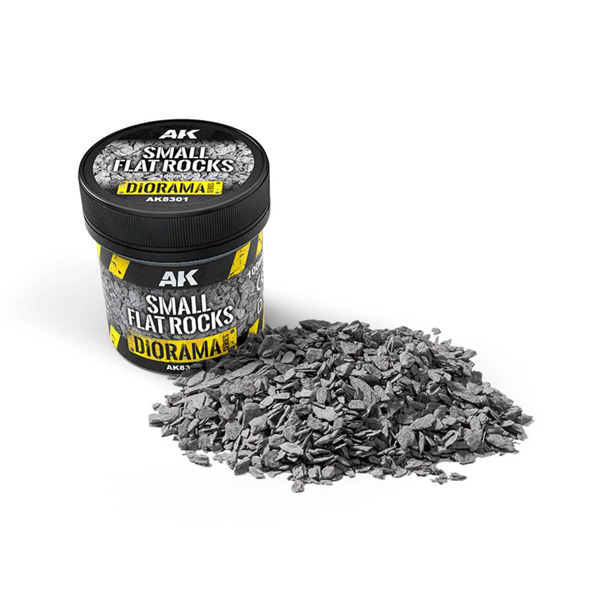 AK Interactive - Diorama - Small Flat Rocks (100ml) AK8301
