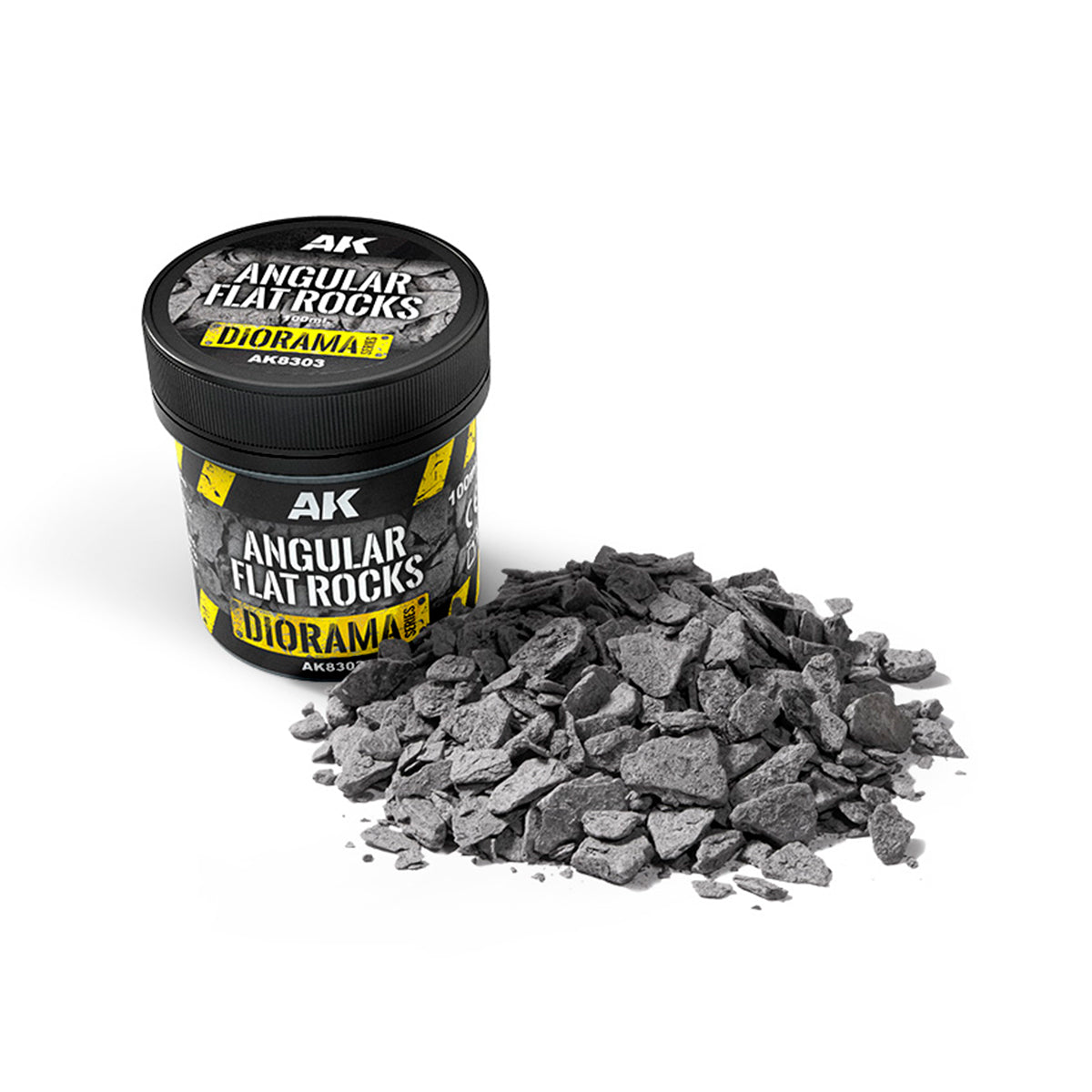 AK Interactive - Diorama - Angular Flat Rocks (100ml) AK8303