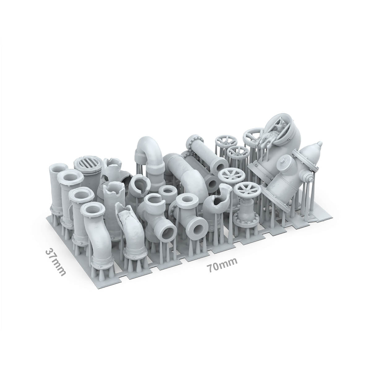 AK Interactive - Basing Bits - Pipes AKBIT0043