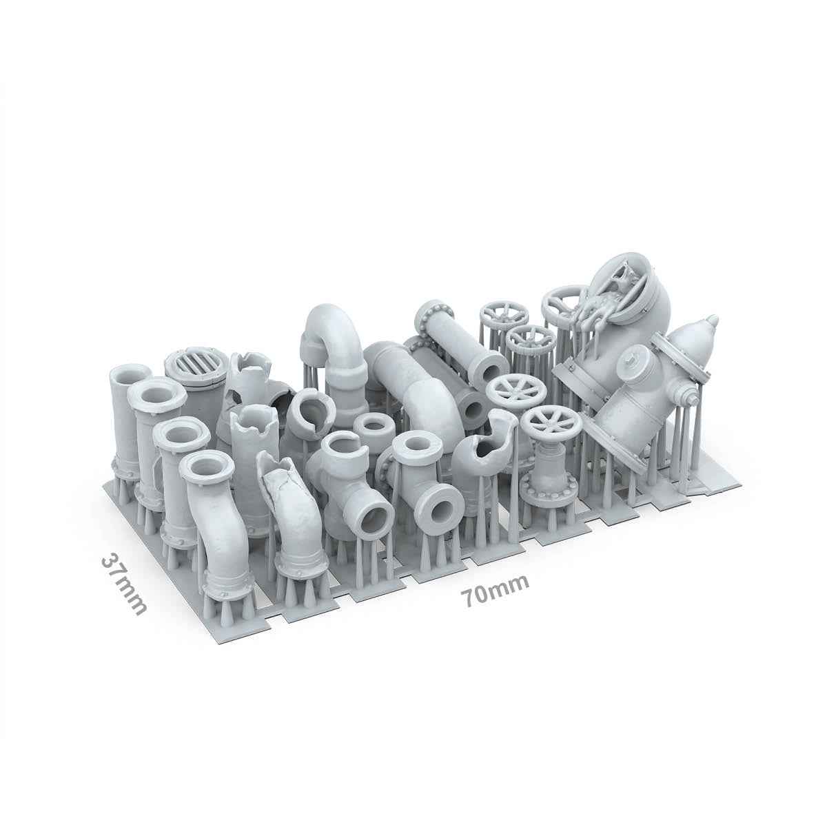AK Interactive - Basing Bits - Pipes AKBIT0043
