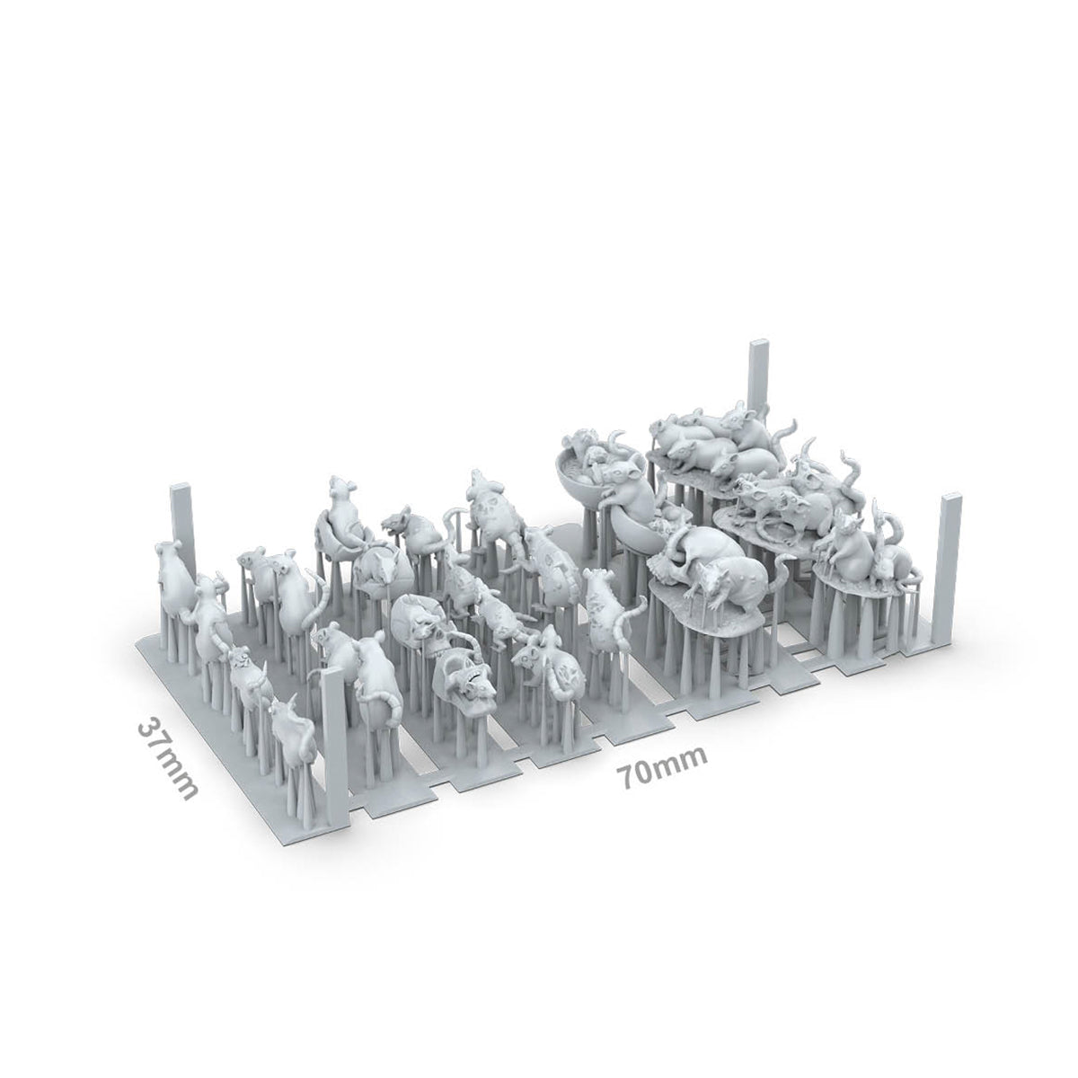 AK Interactive - Basing Bits - Rats AKBIT0045