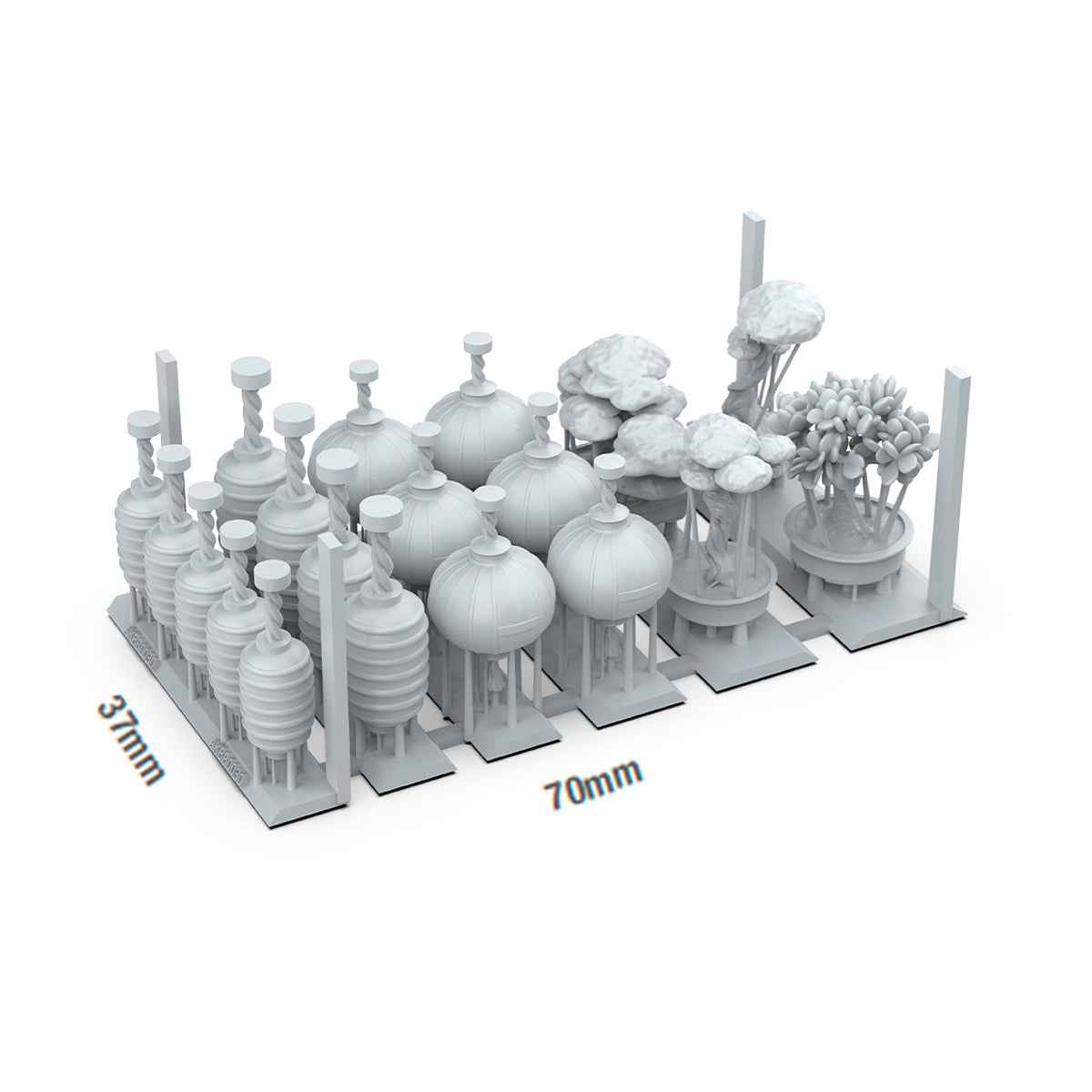 AK Interactive - Basing Bits - Japanese Lamps & Bonsai AKBIT0030