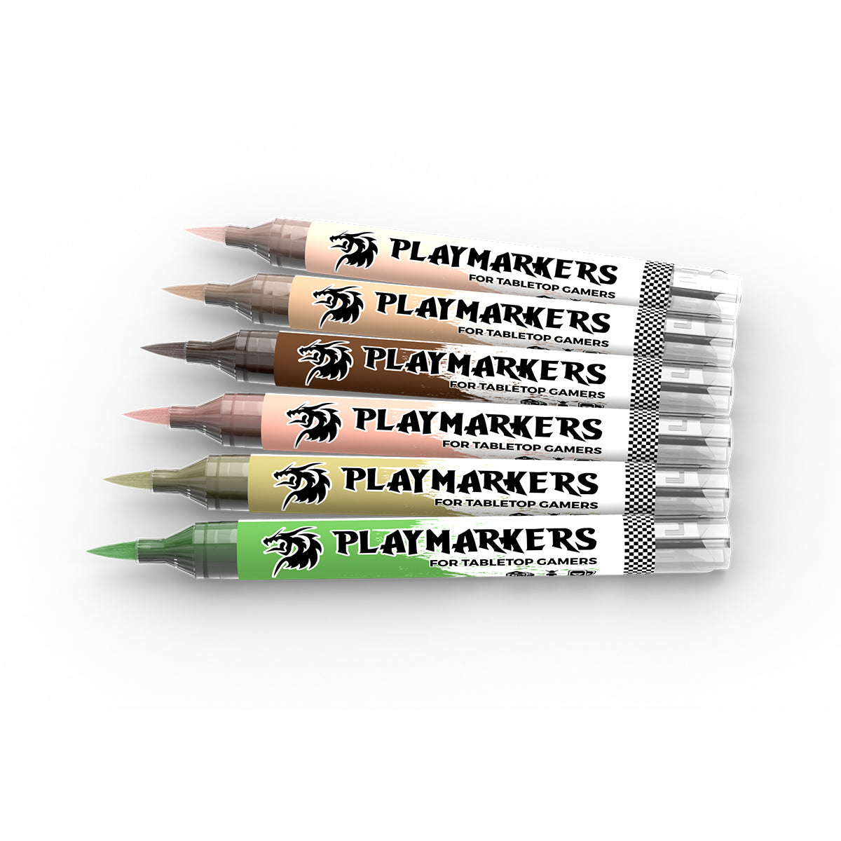 AK Interactive - Playmarker Set - SKINS & FLESH TONES (6pcs) AKM107