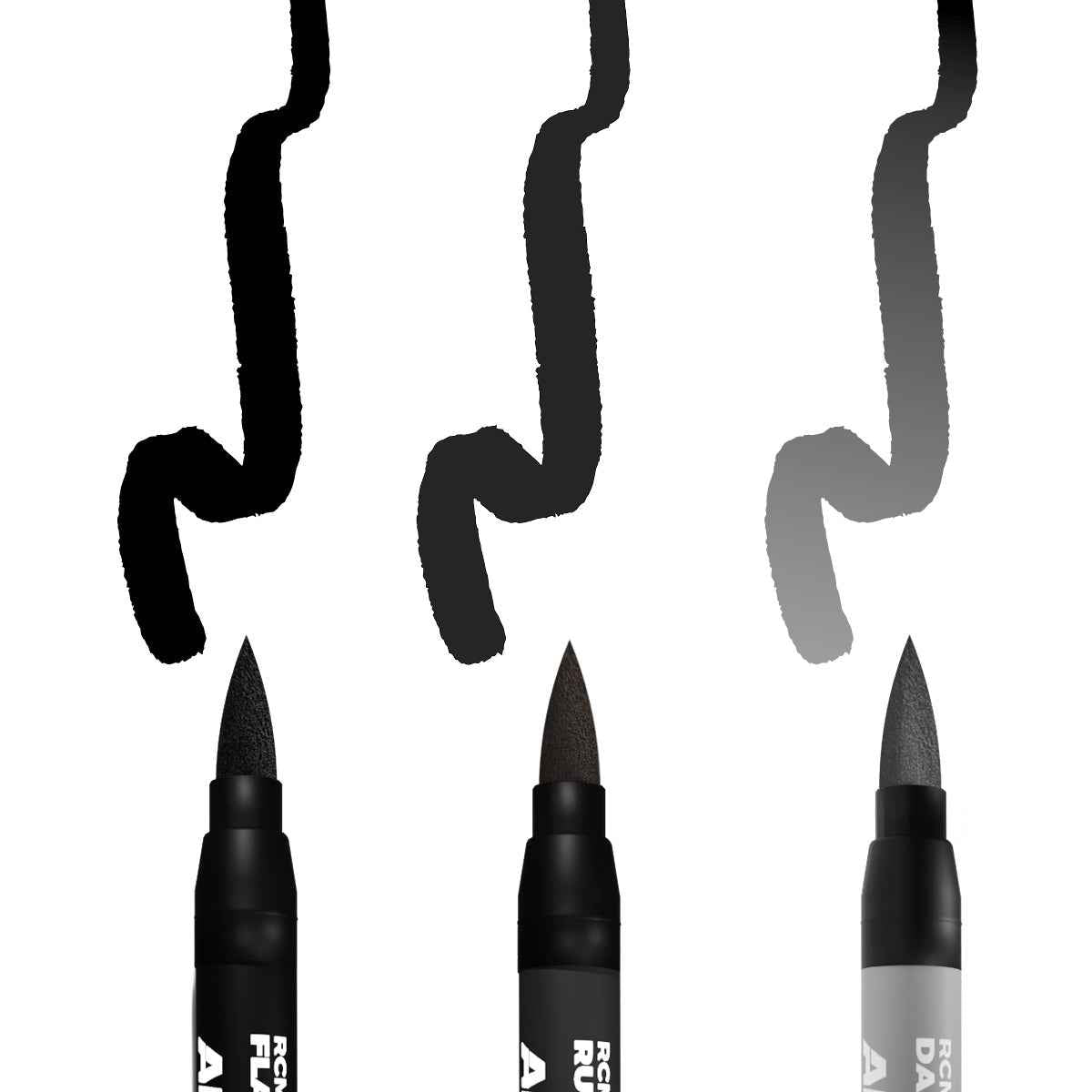 AK Interactive - Real Colors Marker Set - WHEELS (3pcs) RCM102