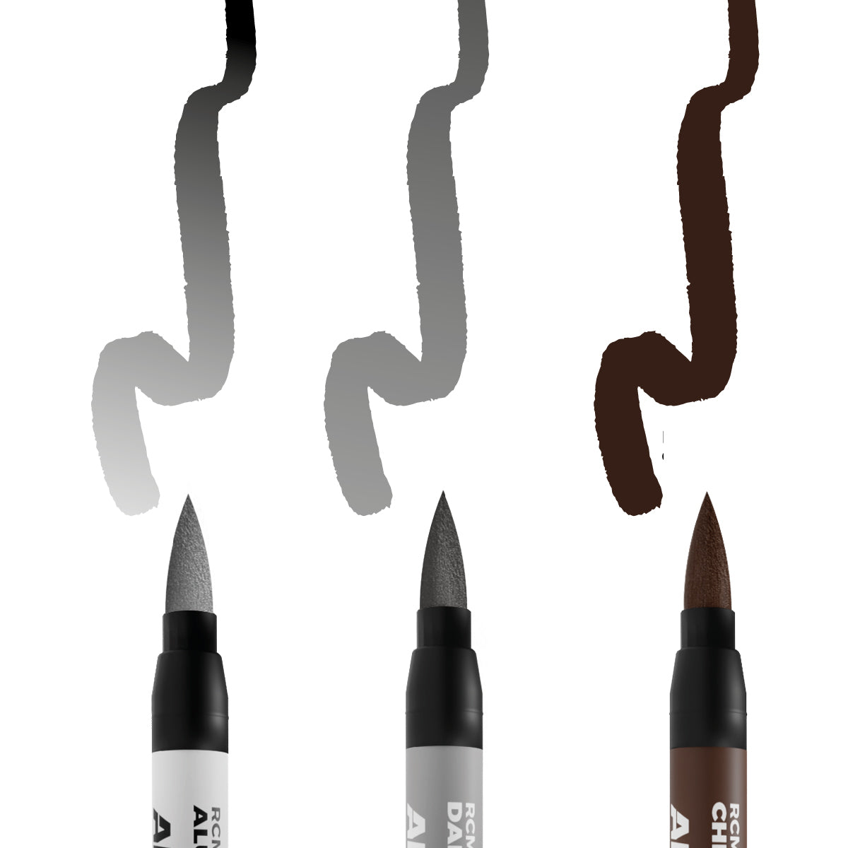 AK Interactive - Real Colors Marker Set - CHIPPING (3pcs) RCM105