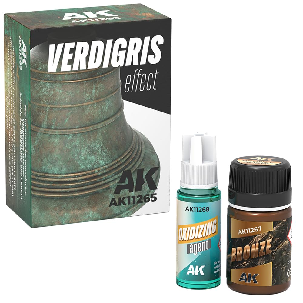 AK Weathering AK11265 VERDIGRIS EFFECT SET (35+18ml)
