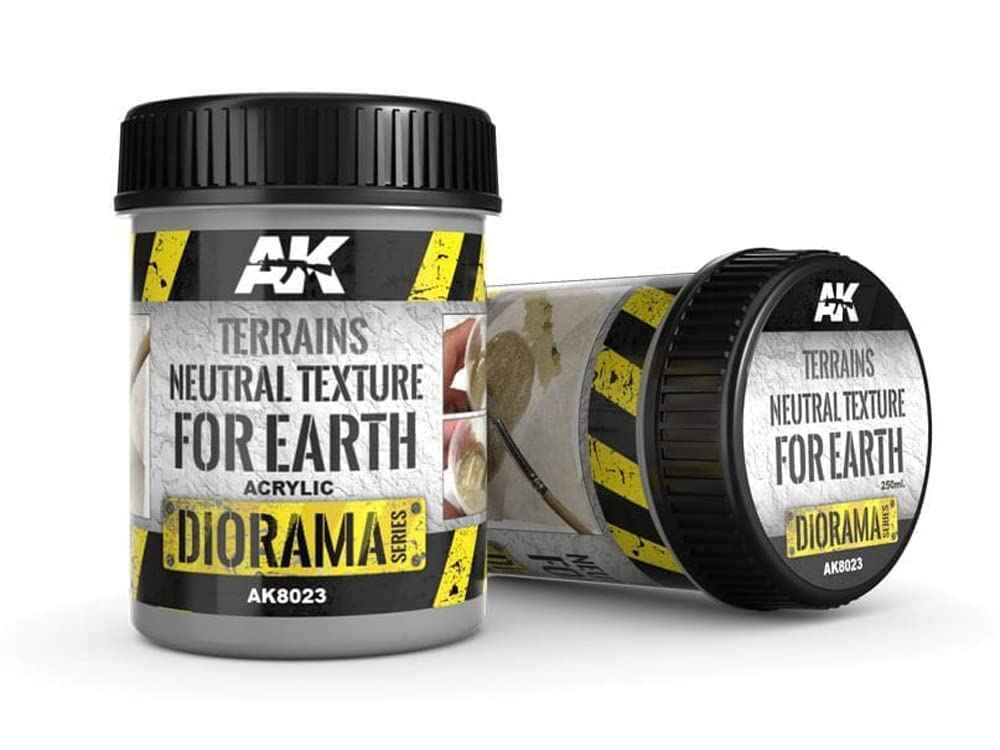 AK Interactive - Diorama - Earth Neutral Texture (250ml) AK8023
