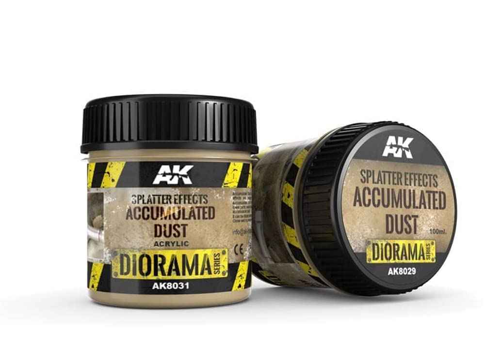 AK Interactive - Diorama - Splatter Effects Accumulated Dust (100ml) AK8031