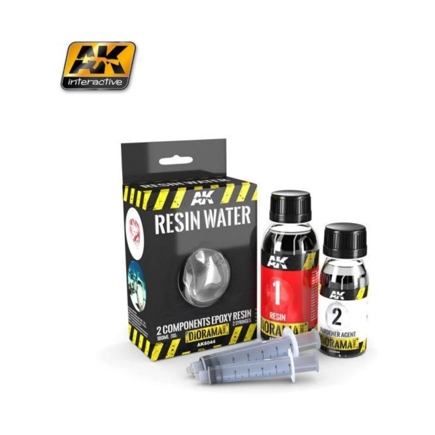 Texture AK-Interactive Resin Water 2-Components Epoxy Resin - 180ml