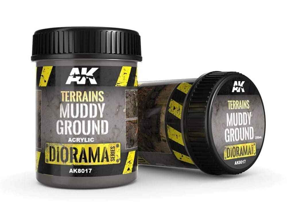 AK Interactive - Diorama - Muddy Ground (250ml) AK8017