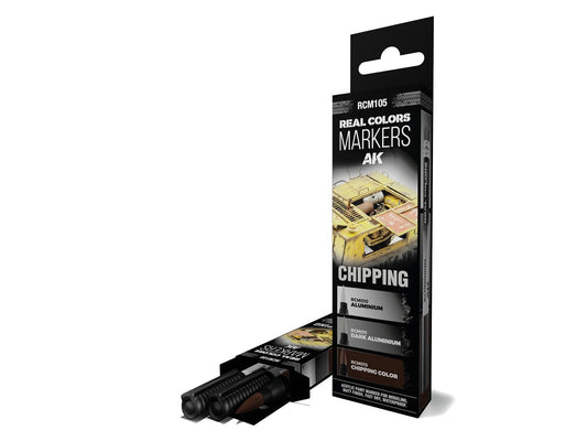 AK REAL COLORS MARKER SET RCM105 CHIPPING (3pcs)