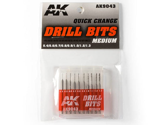 AK Tools AK9043 Drill Bits 0,4-1,3 (10pcs)