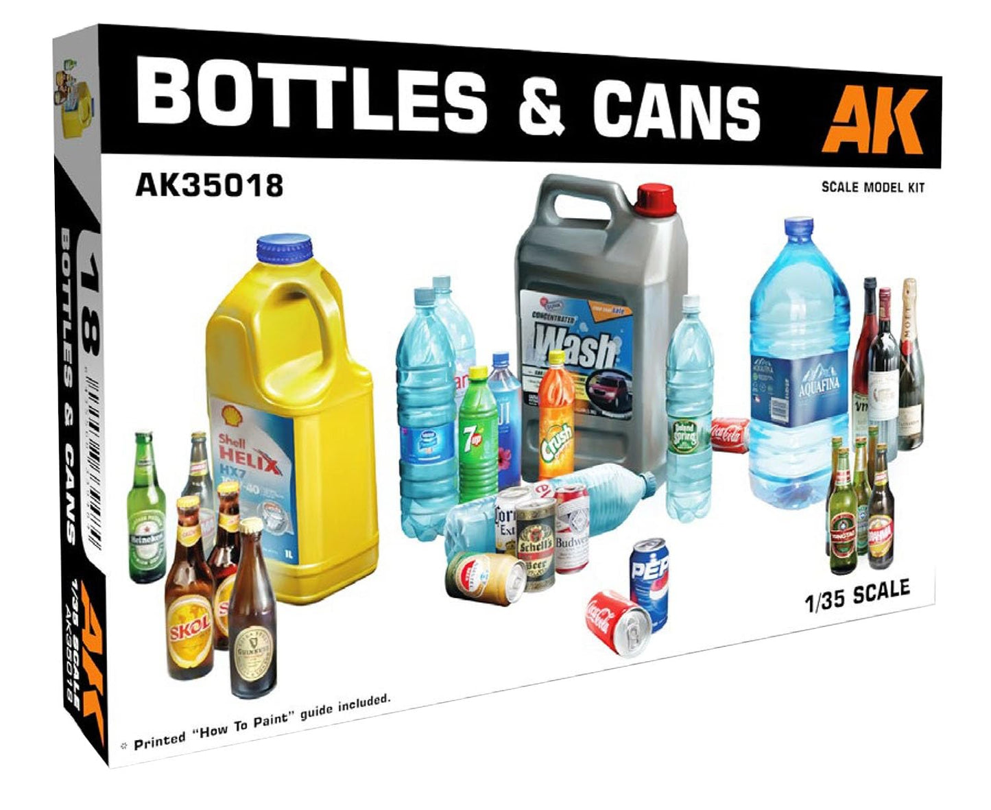 AK Interactive 1/35 Bottles & Cans