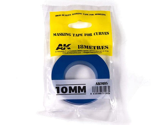 AK AK9185 Blue Masking Tape for Curves 10mm