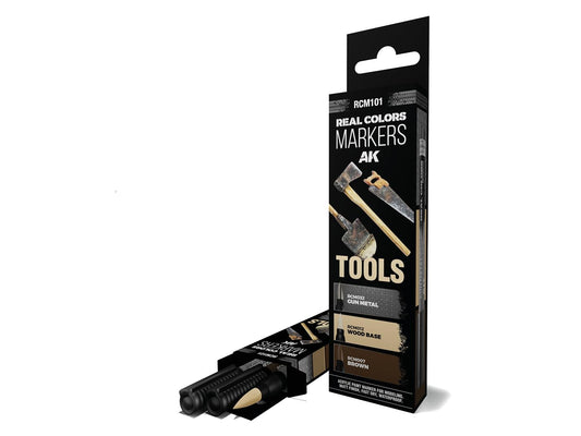 AK REAL COLORS MARKER SET RCM101 TOOLS (3pcs)