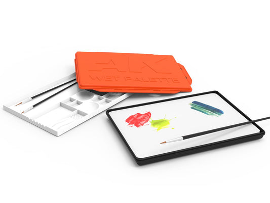 AK Tool AK9510 Wet Palette (Includes 40 Papers + 2 Wipes)