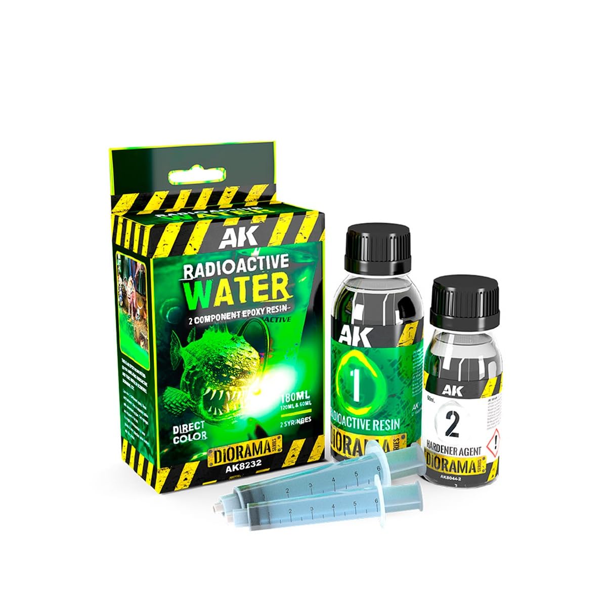 AK Diorama AK8232 Resin Radioactive Water Components EPOXY Resin (60+120ml)