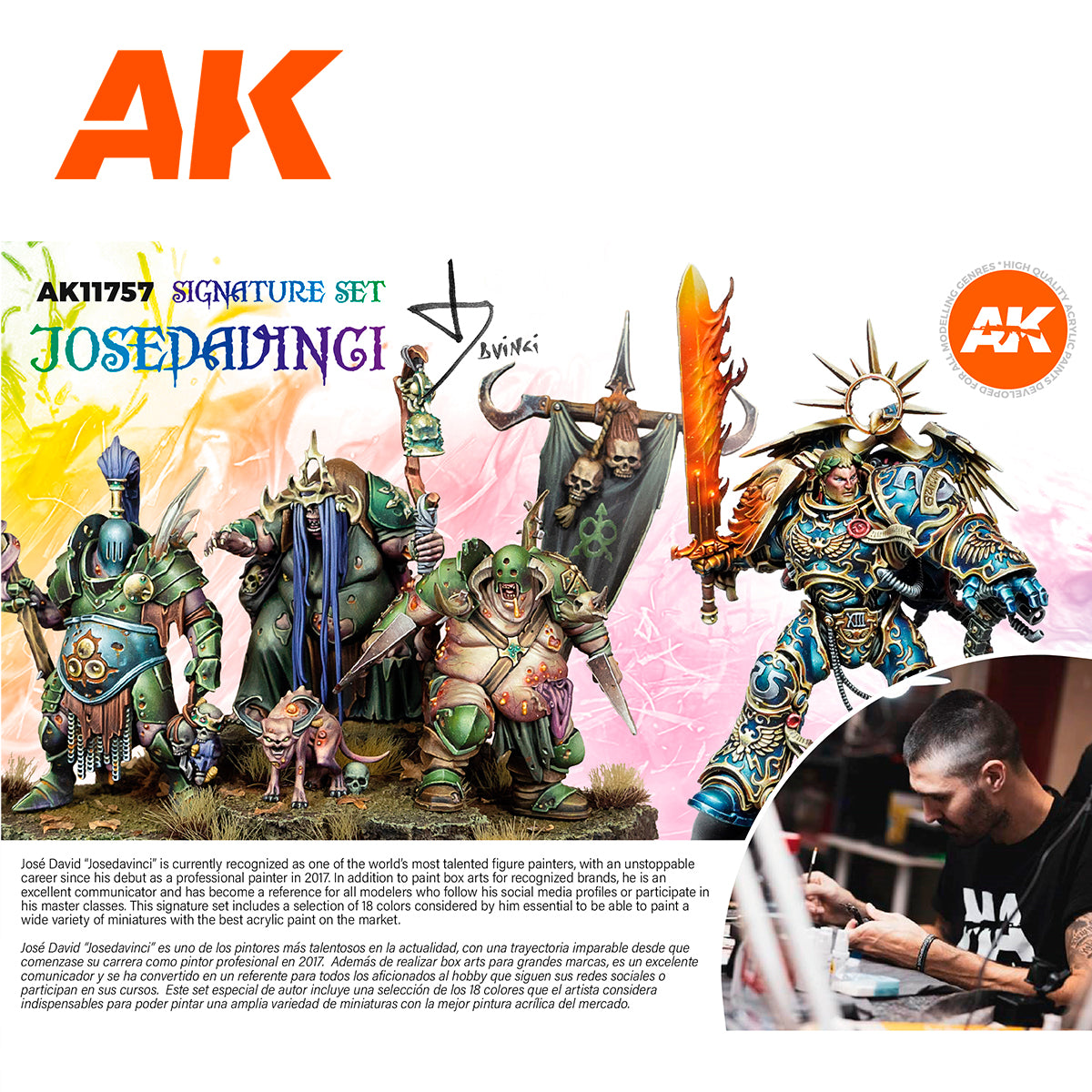 AK Interactive - 3GEN - Signature Set JOSEDAVINCI AK11757
