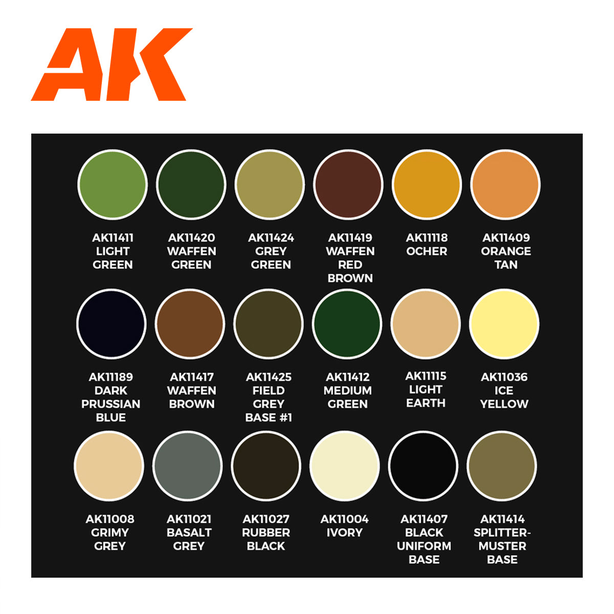 AK Interactive - 3GEN - WWII German Uniforms Signature Set Calvin Tan AK11759