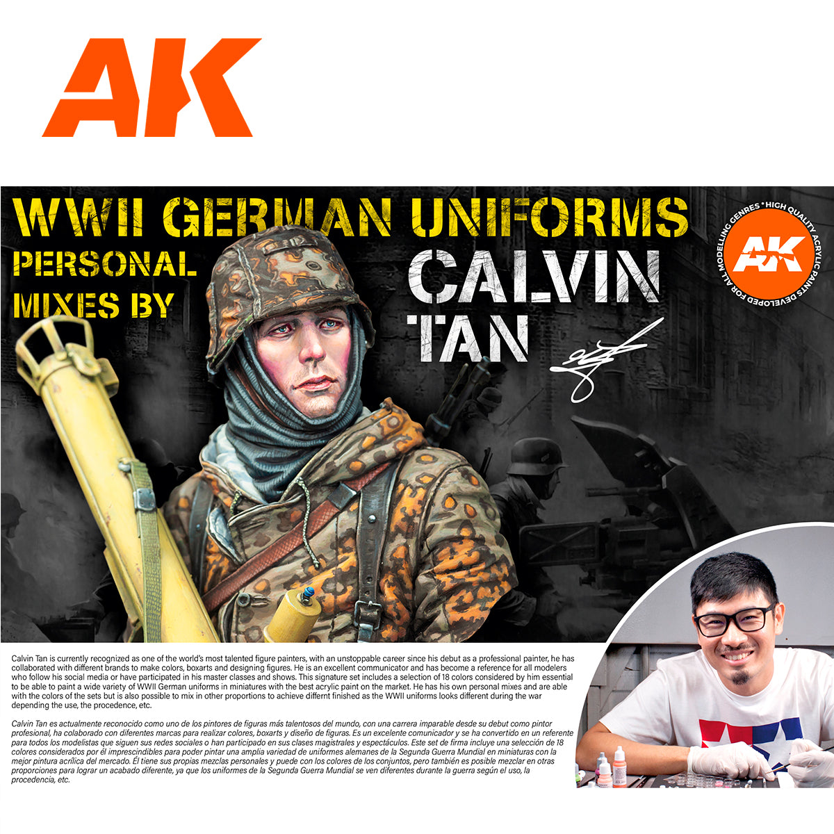 AK Interactive - 3GEN - WWII German Uniforms Signature Set Calvin Tan AK11759