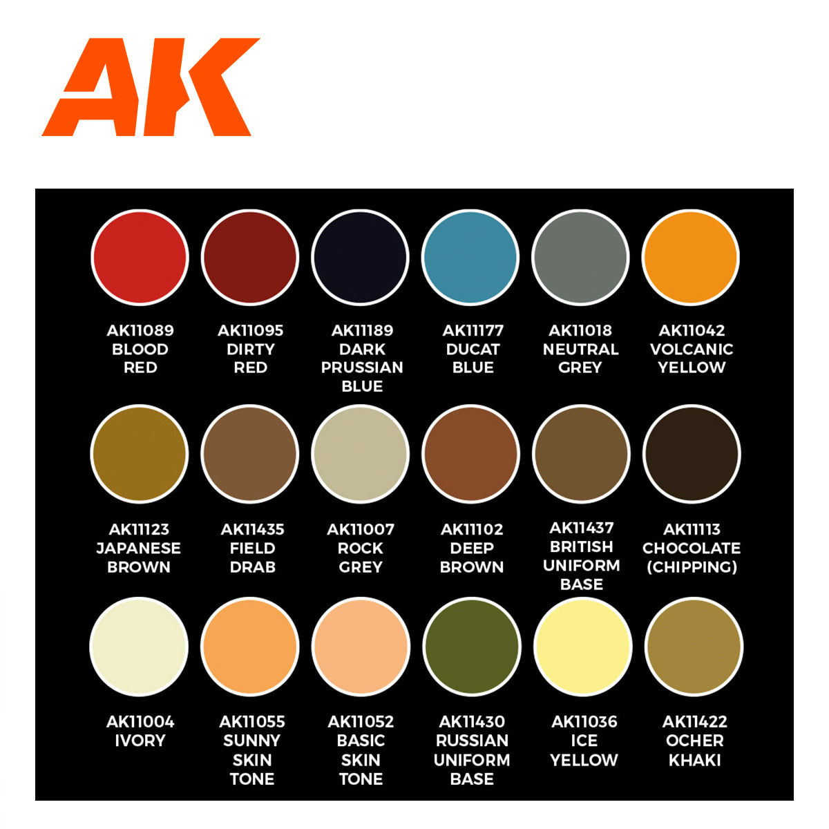 AK Interactive - 3GEN - Historical Figures XVI-XVIII Signature Set by Pepe Gallardo AK11762