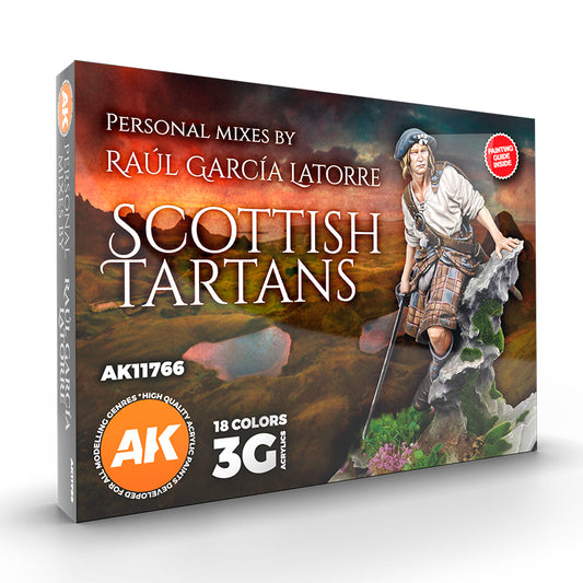 AK Interactive - 3GEN - Signature Set Scottish Tartans Raul Garcia AK11766