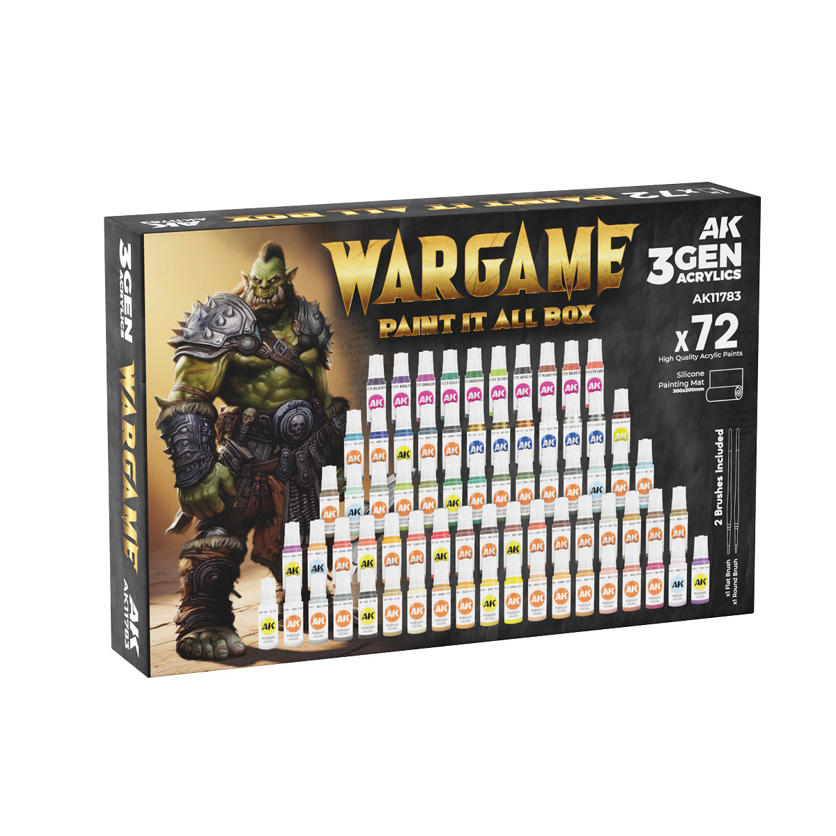 AK Interactive - 3GEN - Wargame Paint It All Box x72 AK11783
