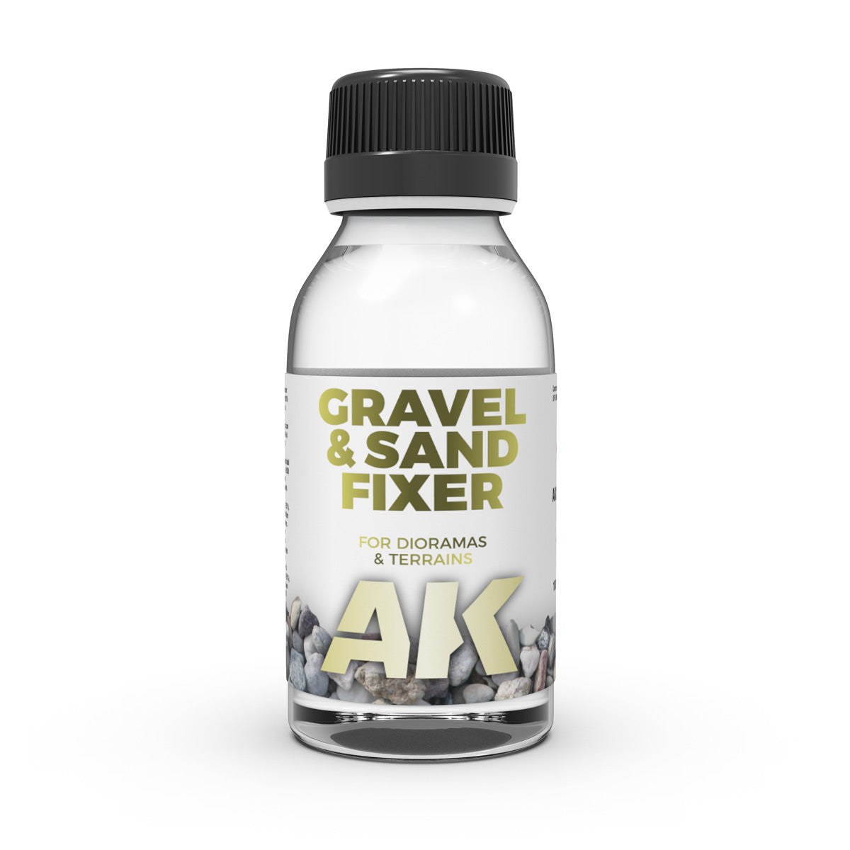 AK Interactive - Tools - Gravel & Sand Fixer (100ml) AK118