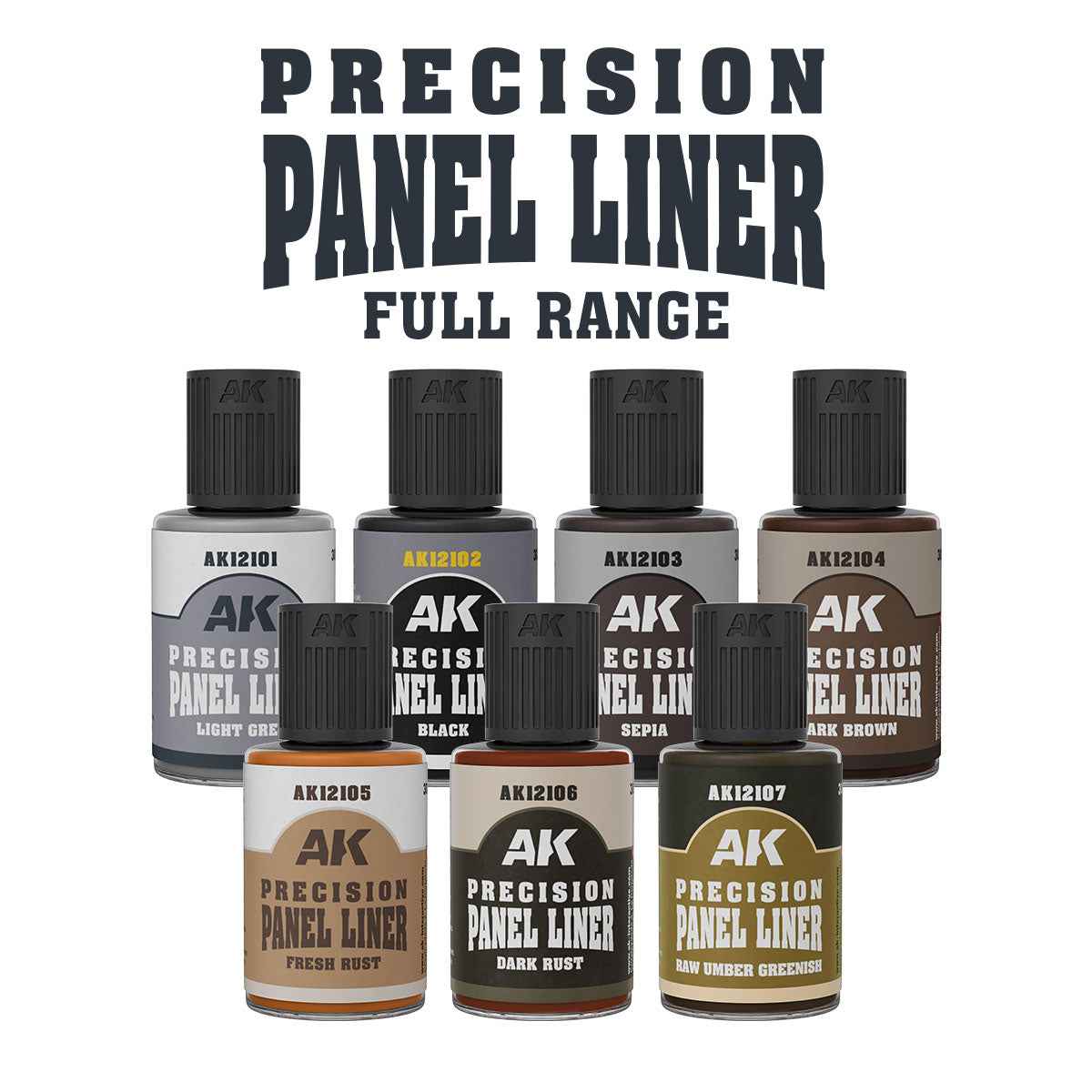 AK Interactive - Full Range Panel Liner Set AK12100