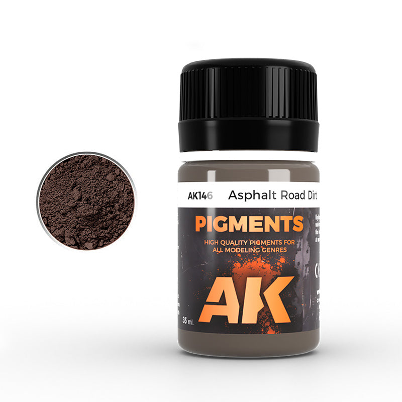 AK Interactive - Pigment - Asphalt Road Dirt (35ml) AK146