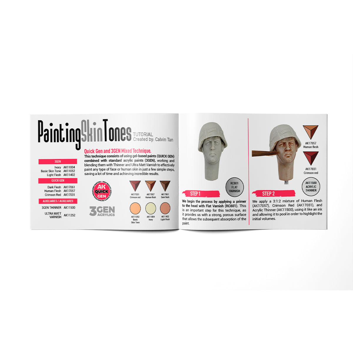 AK Interactive - 3GEN - Painting Skin Tones AK17526