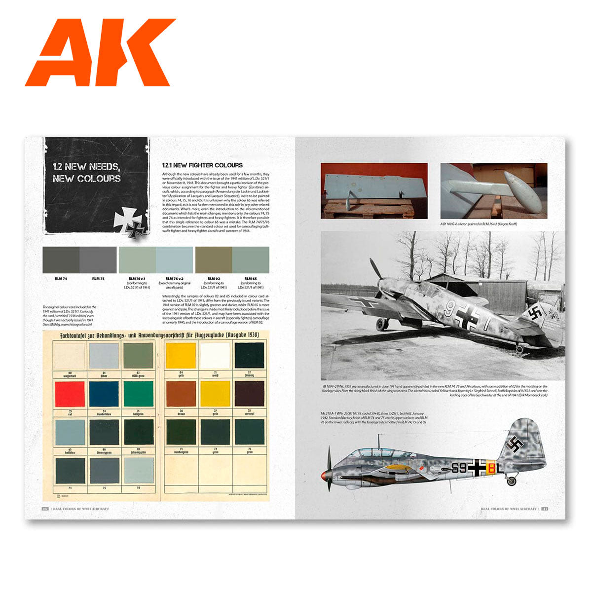 Ak Interactive - Books - Real Colors of WWII Aircraft - AK290