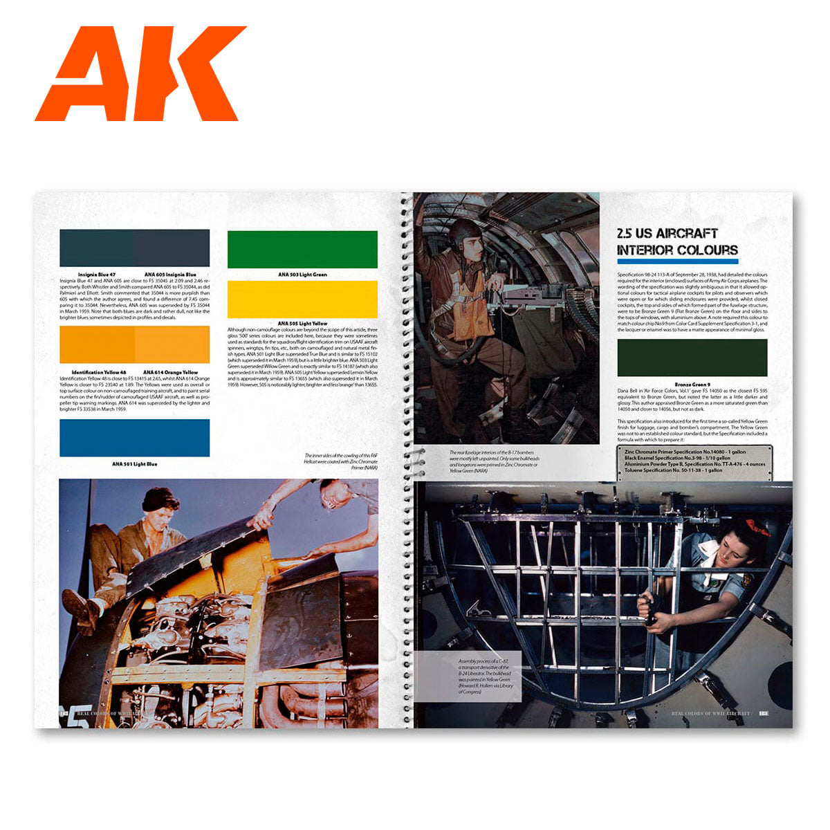 Ak Interactive - Books - Real Colors of WWII Aircraft - AK290