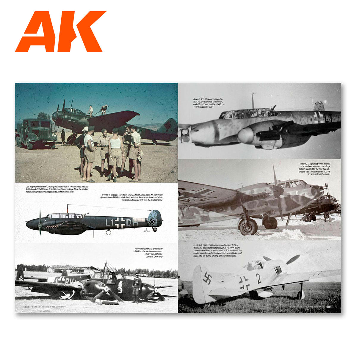 Ak Interactive - Books - Real Colors of WWII Aircraft - AK290