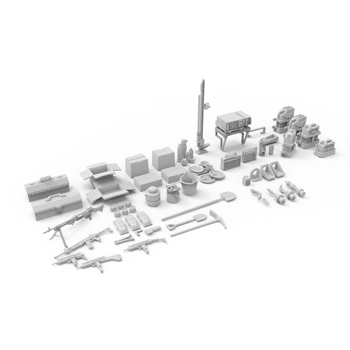 AK Interactive - Model Kit - IDF Accessories 1/35 AK35006