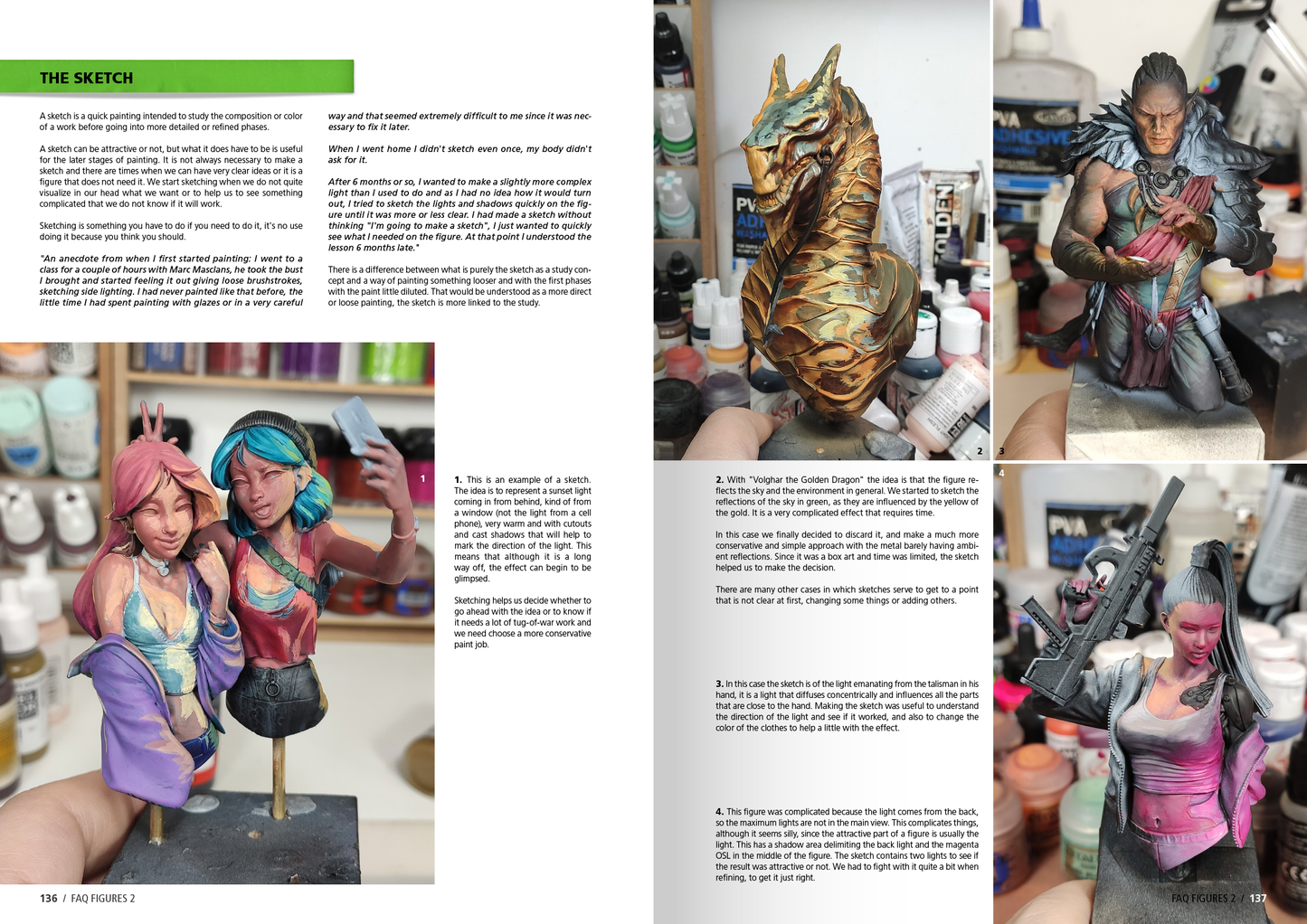 Ak Interactive - Books - FAQ 2 Fantasy Figures Painting Techniques by ARNAU LÁZARO - AK525